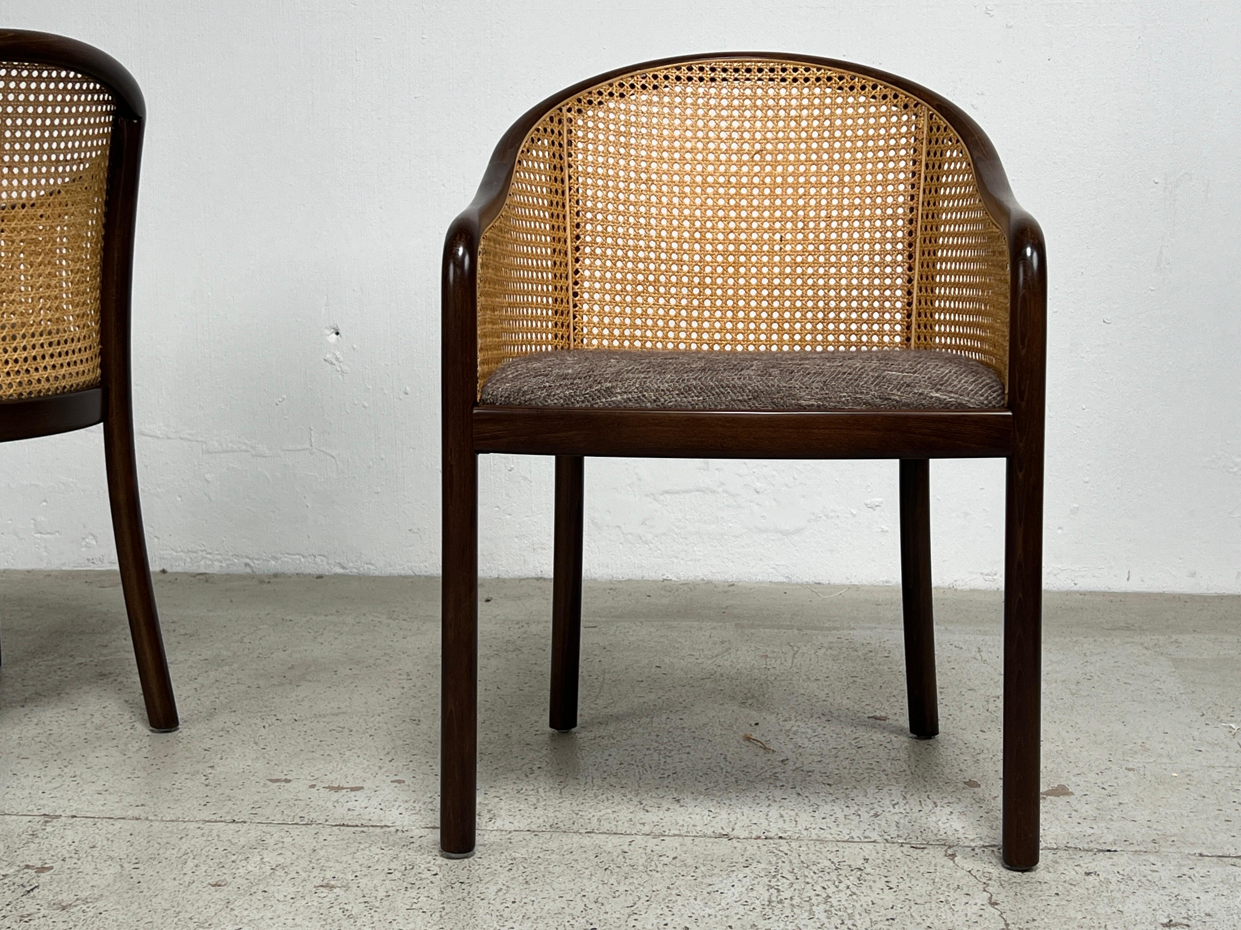 Quatre fauteuils cannés d'après Ward Bennett en vente 4