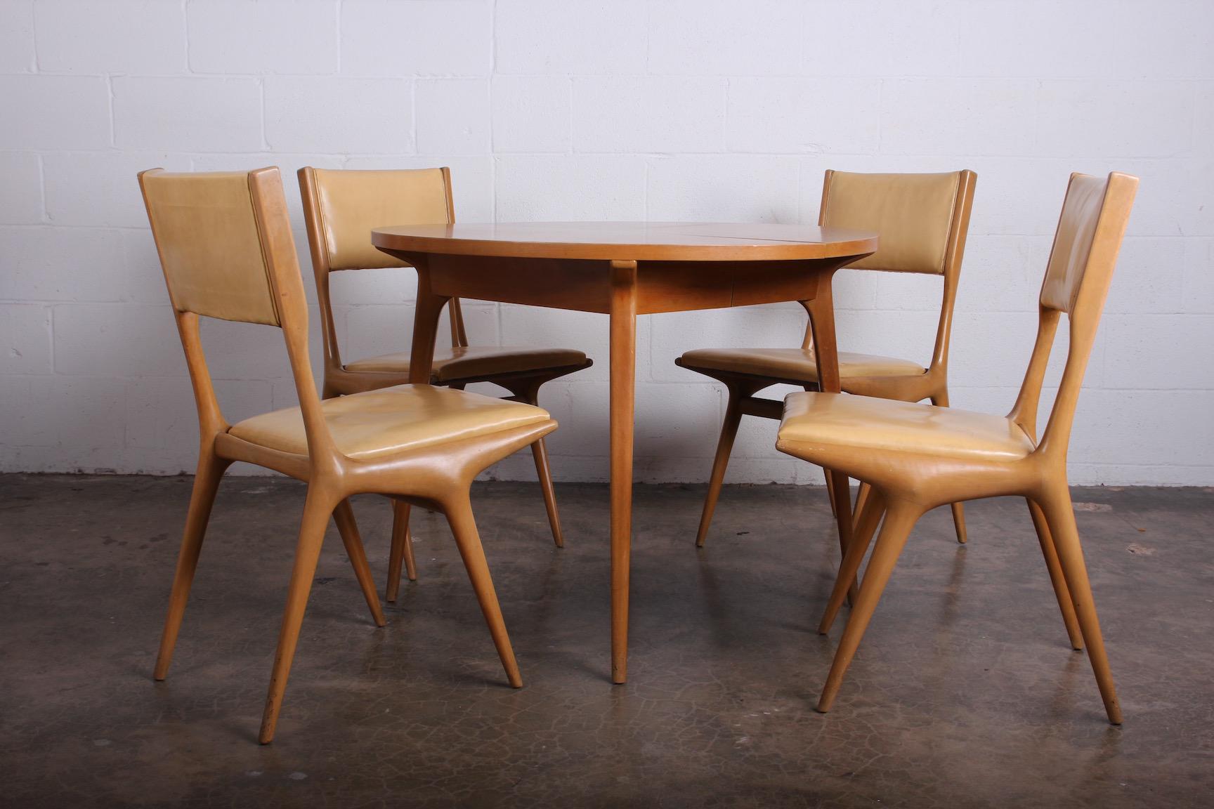 Four Carlo de Carli Chairs for Singer and Sons In Good Condition In Dallas, TX