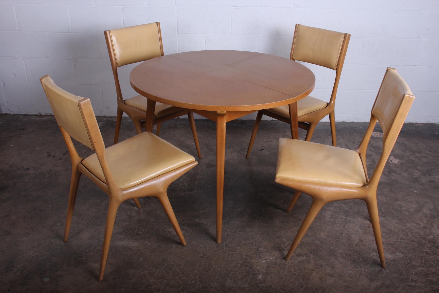 Mid-20th Century Four Carlo de Carli Chairs for Singer and Sons