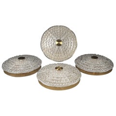 Four Ceiling or Wall Lights by Carl Fagerlund for Orrefors