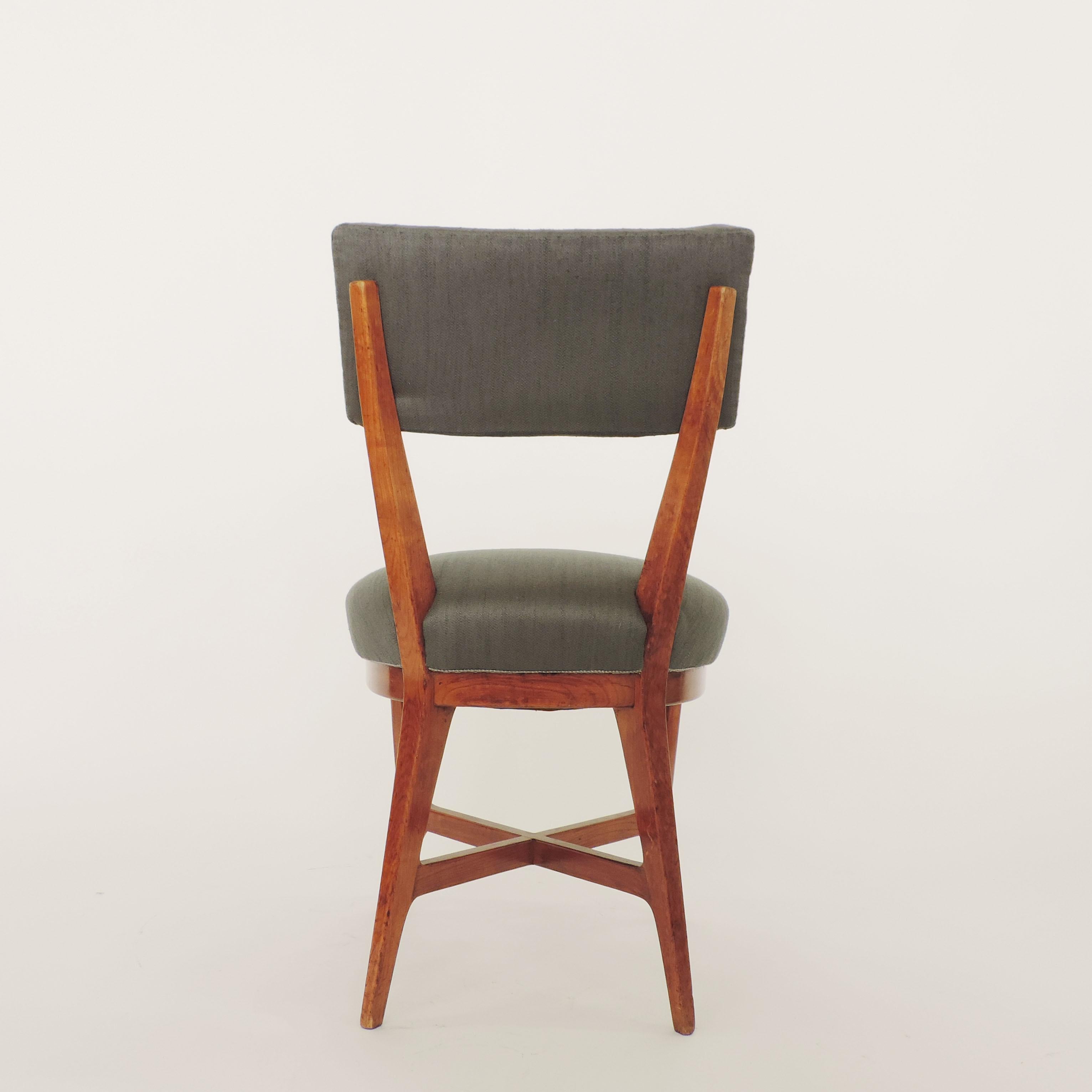 Mid-Century Modern Four Chairs Attributed to Studio BBPR, Italy, 1940s For Sale