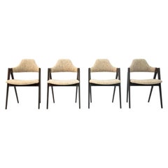 Four Chairs by Kai Kristiansen, Model Compass, Danish Design, 1960s