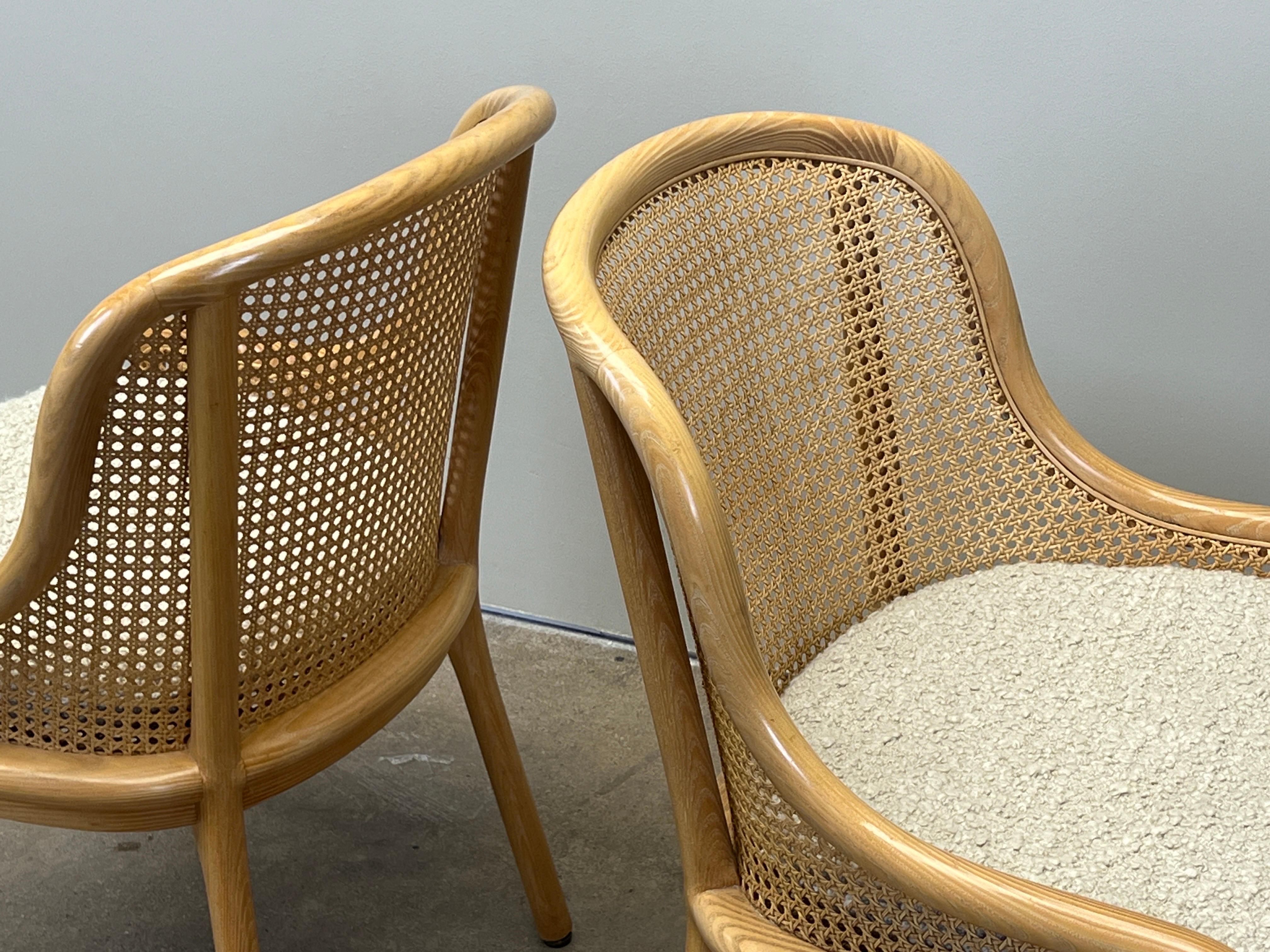 Four Chairs by Ward Bennett in Cane and Ash For Sale 11