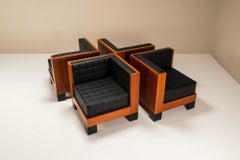 Four Chairs 'Cubo E Sfera' by Oswald Matthias Ungers for Sawaya & Moroni, 1980s