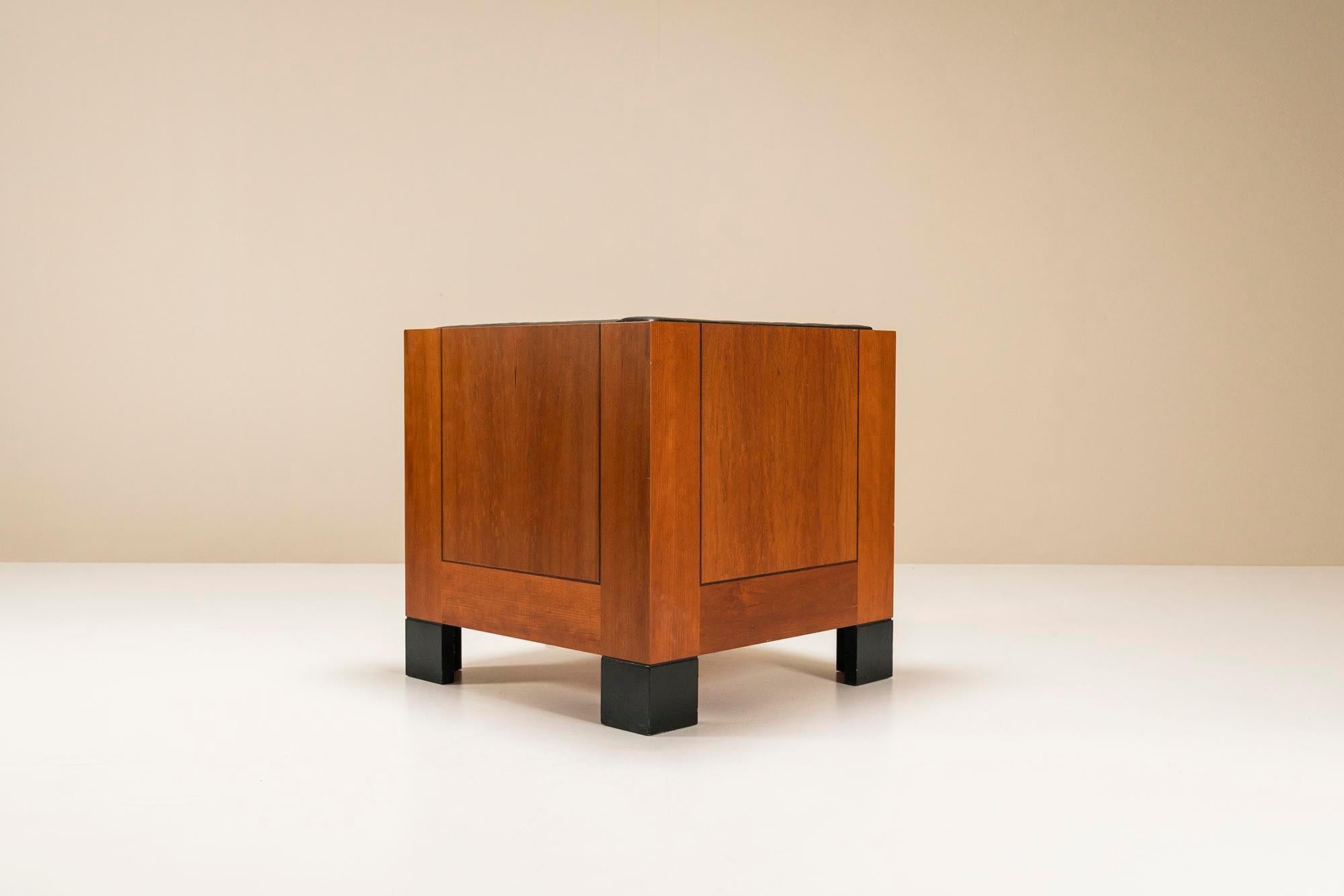 Four Chairs 'Cubo E Sfera' by Oswald Matthias Ungers for Sawaya & Moroni, 1980s 1