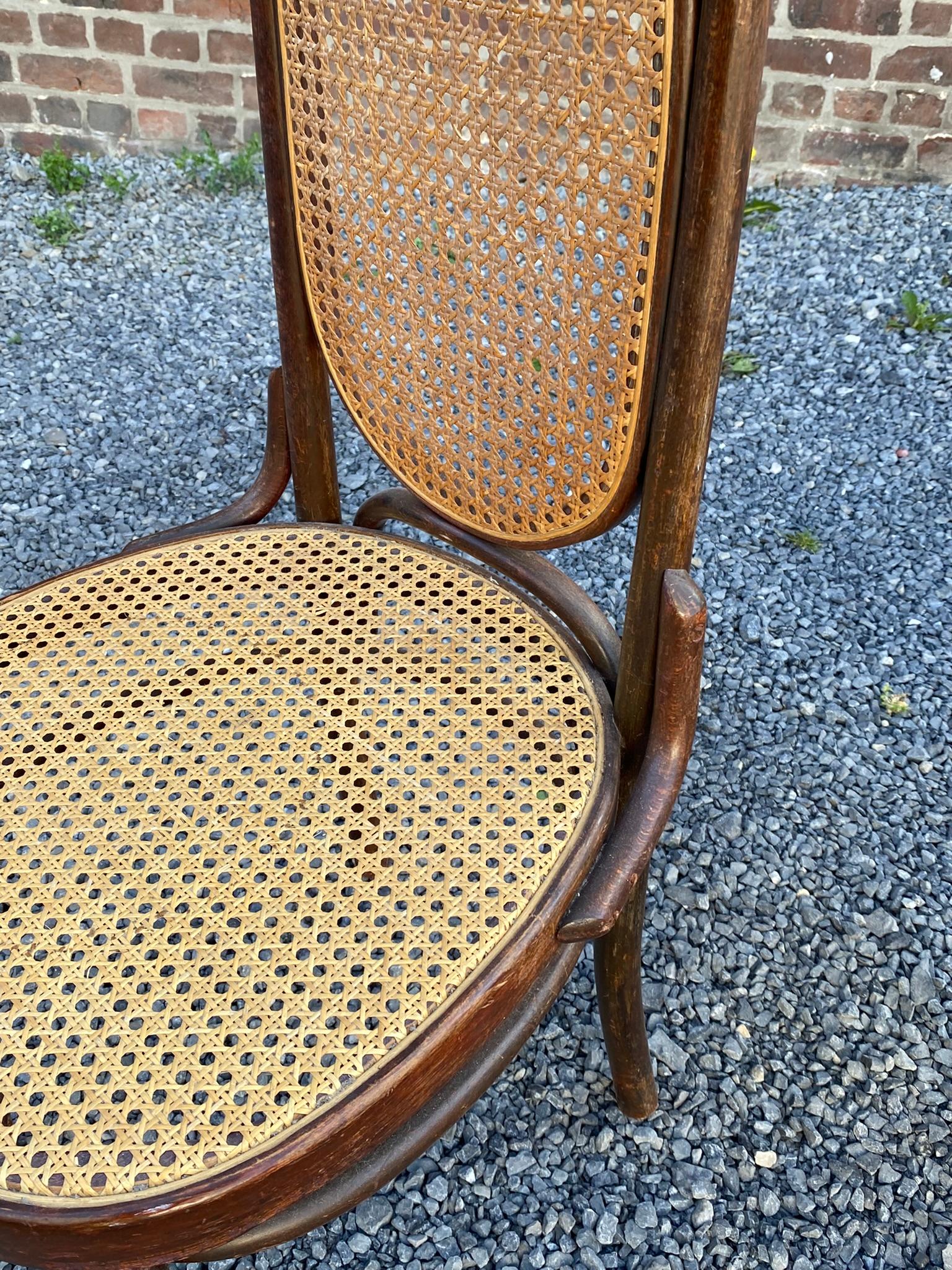 Four Chairs in the Thonet Style, circa 1900 For Sale 5