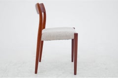 Four Chairs Model 77, Designed by N. O. Møller, Denmark, 1950s