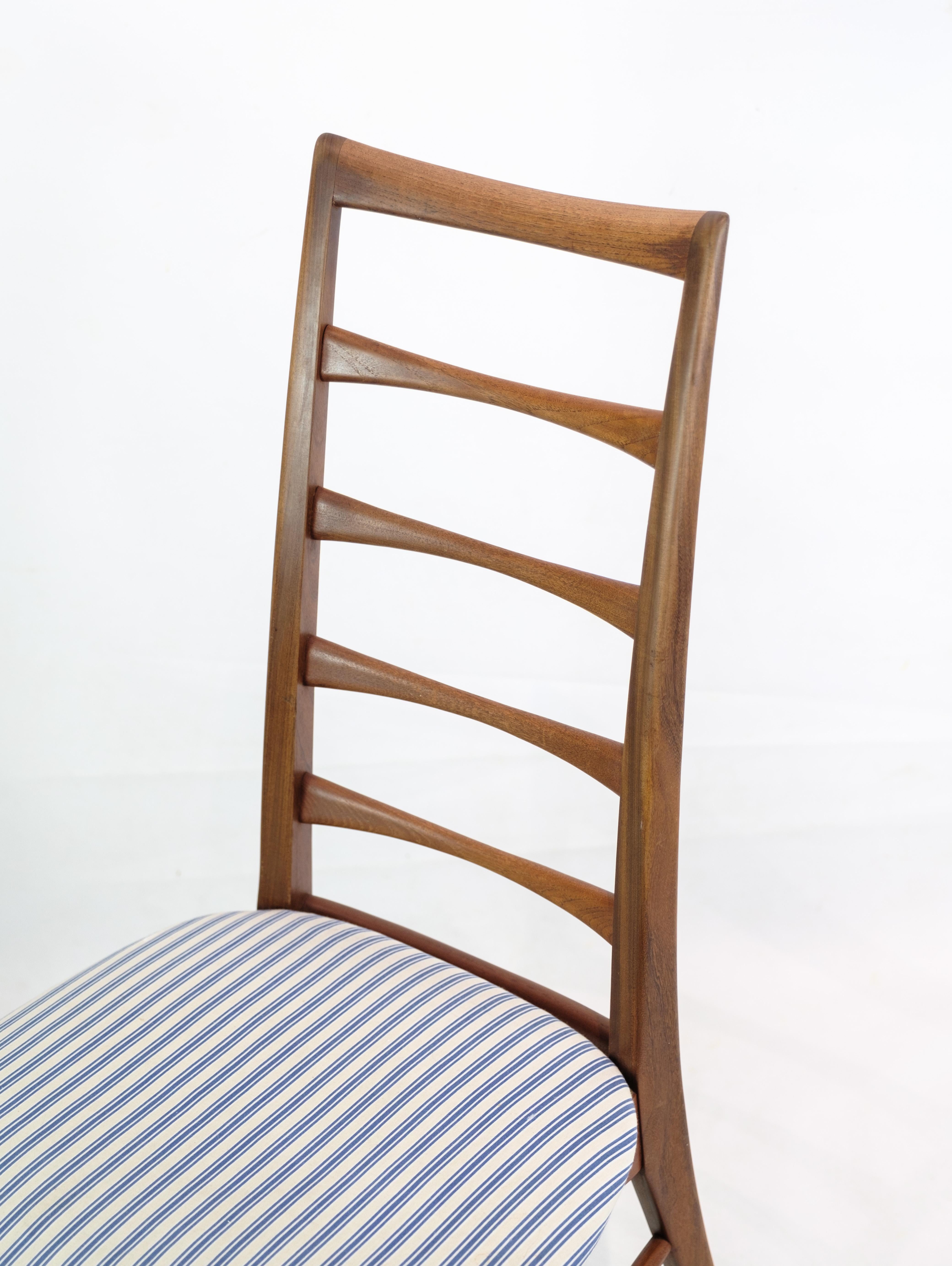 Satz von vier Stühlen Modell Lis von Niels Koefoed, 1960er Jahre im Zustand „Gut“ im Angebot in Lejre, DK