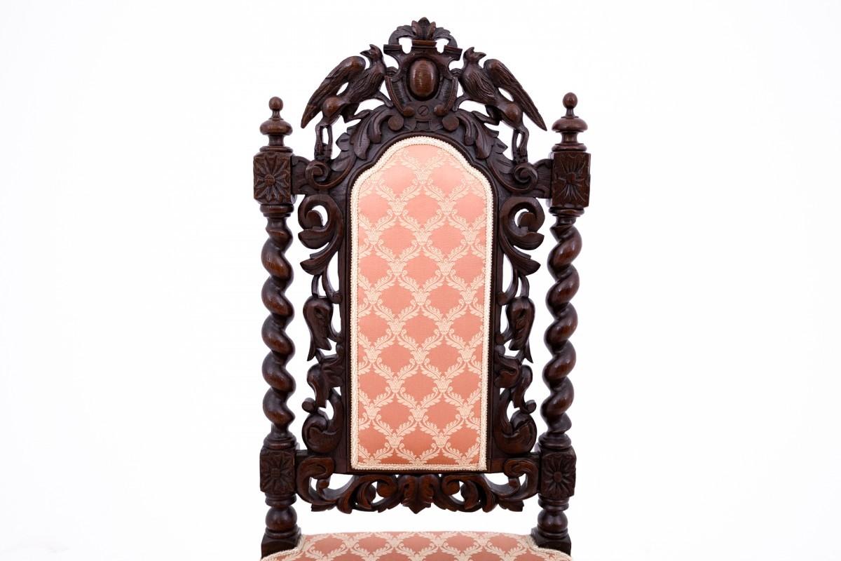 Vier Stühle, Renaissance-Stil, Deutschland, um 1870 (Holz) im Angebot
