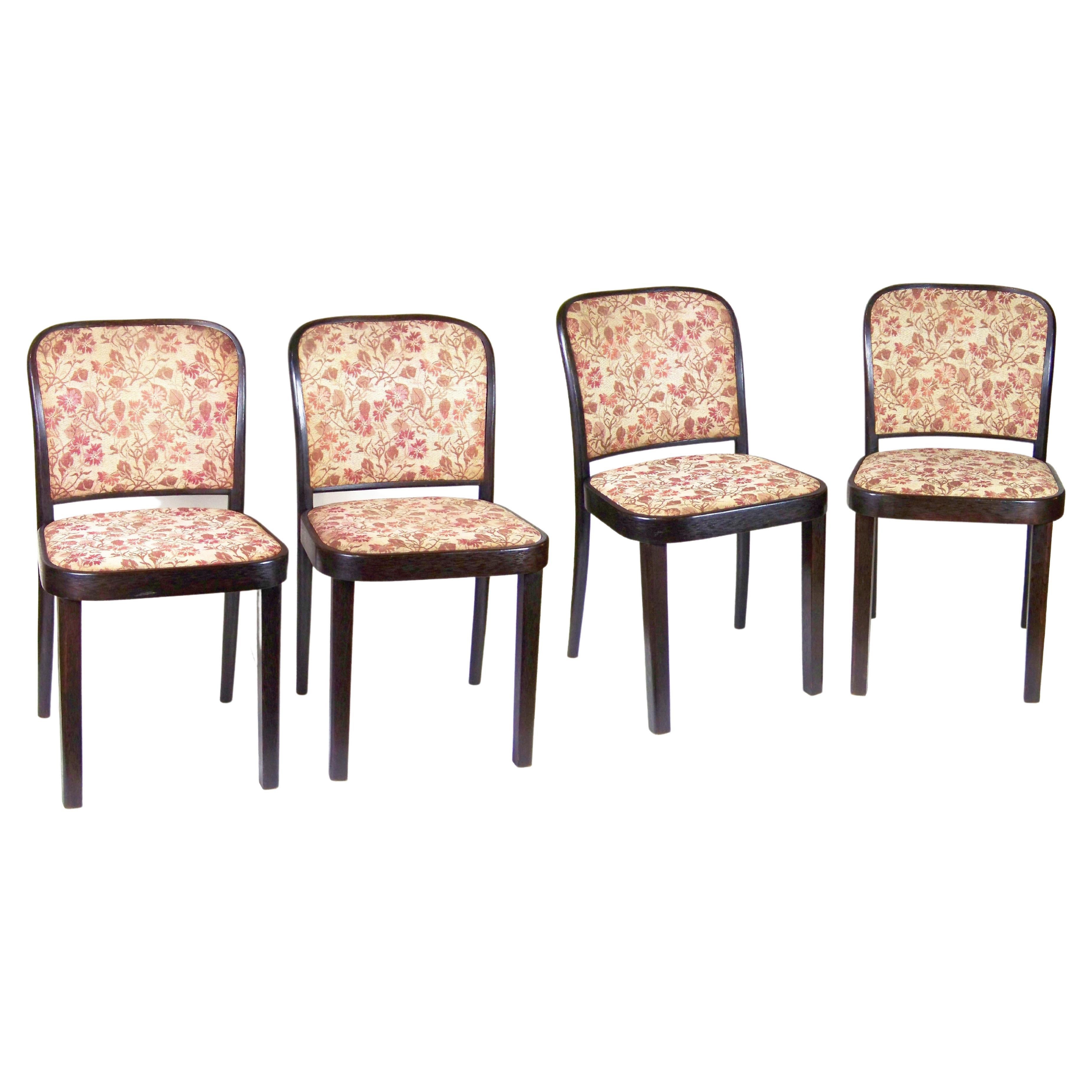 Four Chairs Thonet 811, Josef Hoffmann For Sale