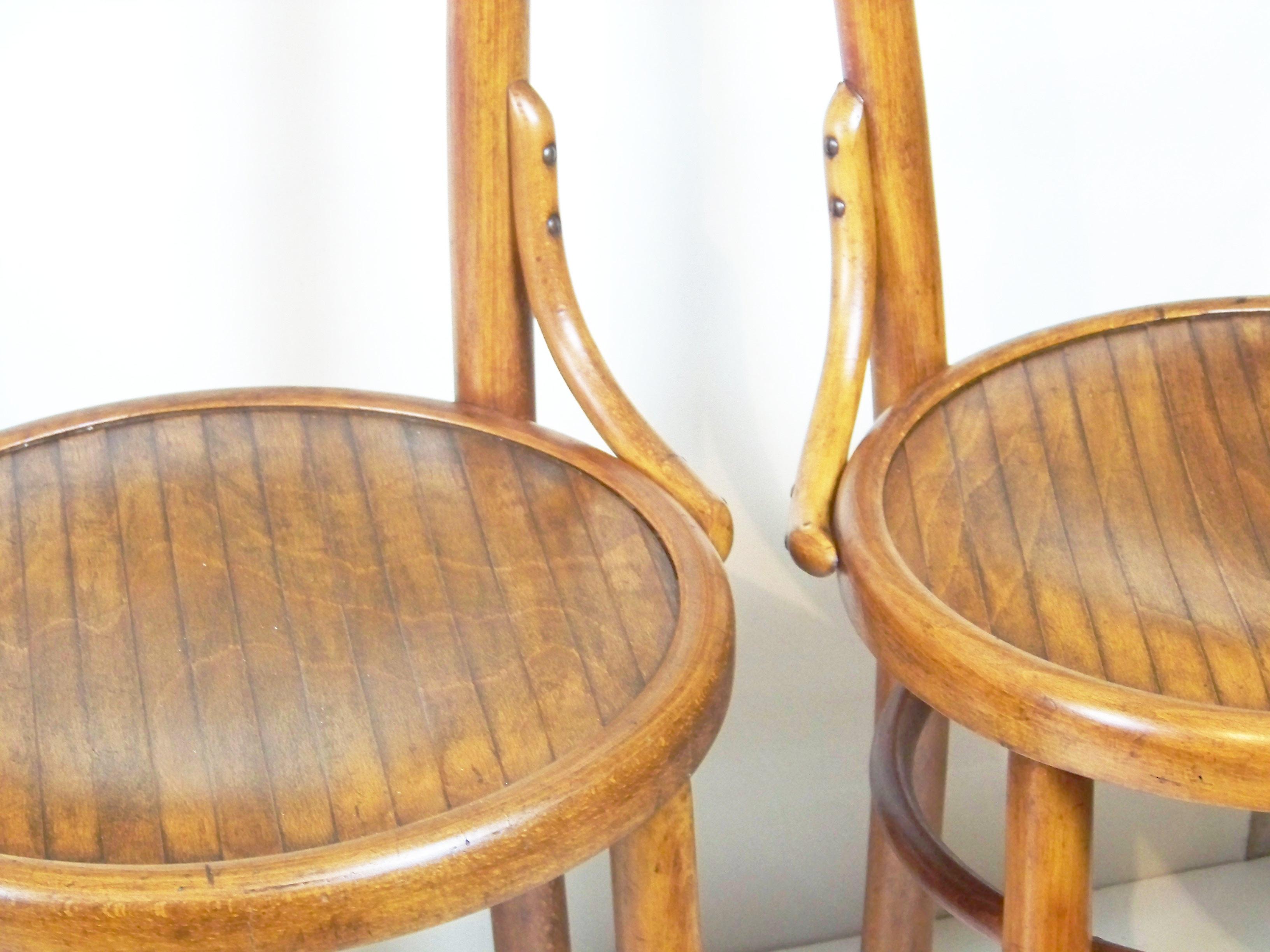 Belle Époque Four Chairs Thonet Nr.124