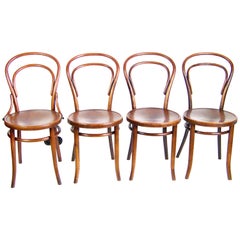 Four Chairs Thonet Nr.14, circa 1920