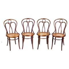 Antique Four Chairs Thonet Nr.19, circa 1900