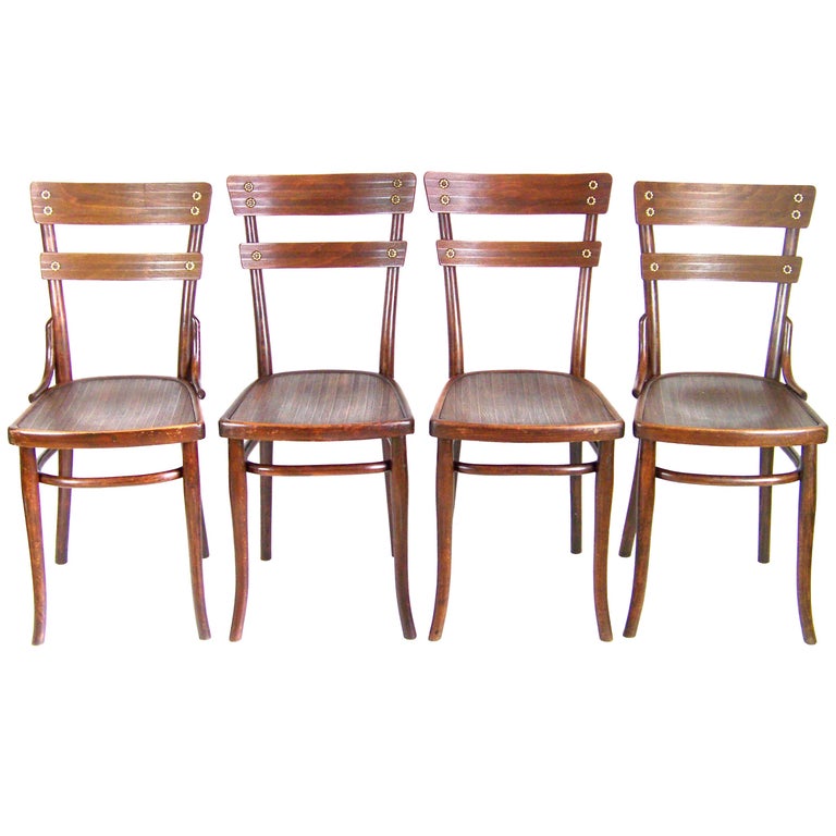 Four Chairs Thonet Nr.651, Since 1907 For Sale at 1stDibs | thonet chair