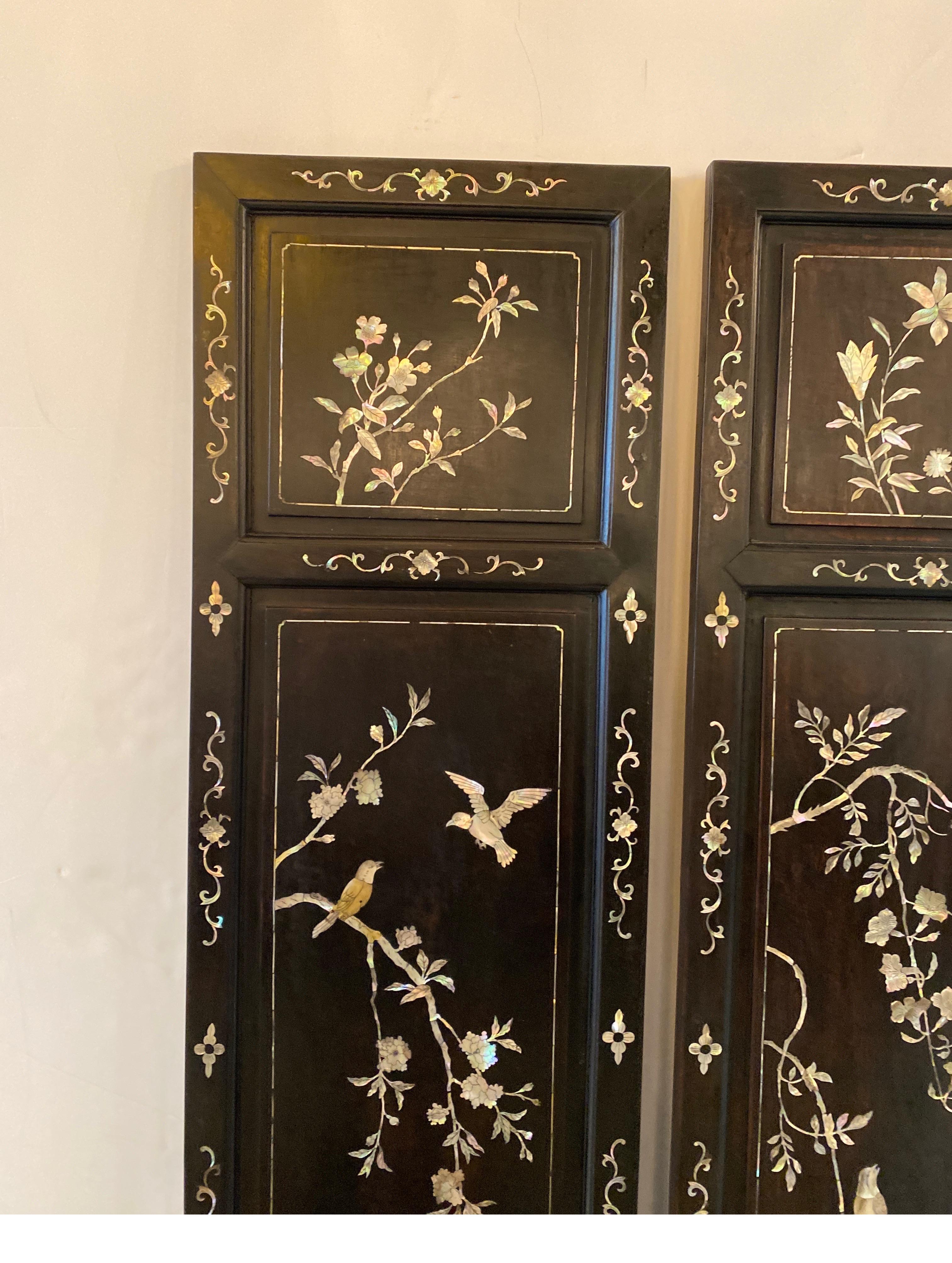 tableau chinois nacre