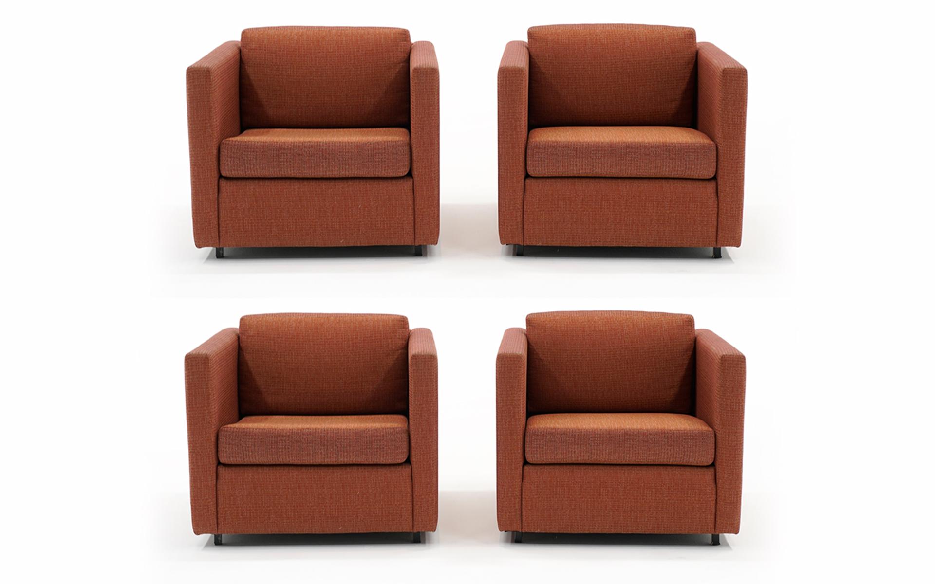 Four Club Chairs by Charles Pfister for Knoll 2