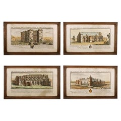 Four Coloured Prints of Wiltshire, 19th Century