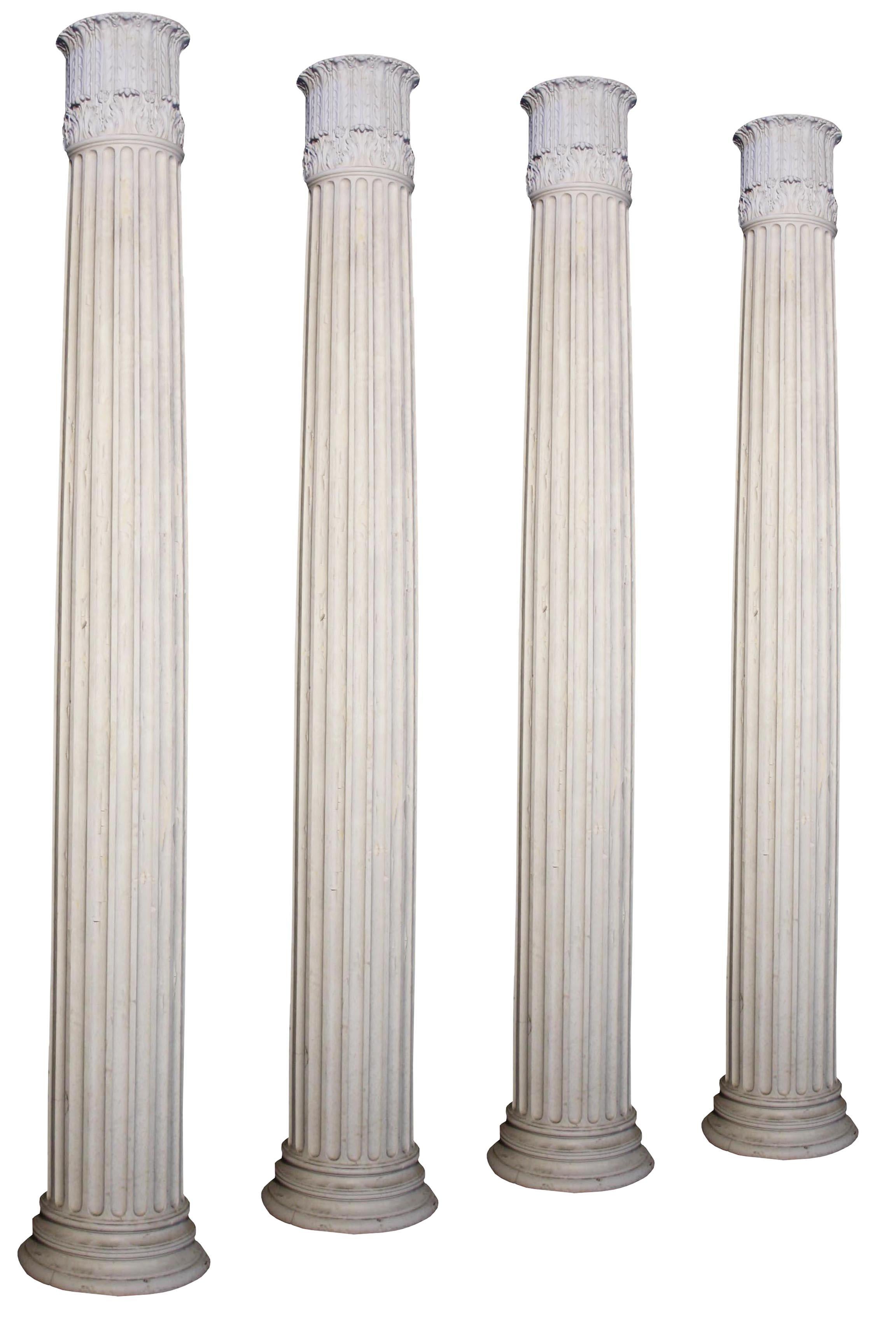 Four Columns Reclaimed From a Country House In Good Condition In Wormelow, Herefordshire