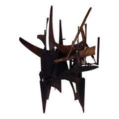"Four Corners" an Original Steel and Bronze Sculpture by Joey Vaiasuso