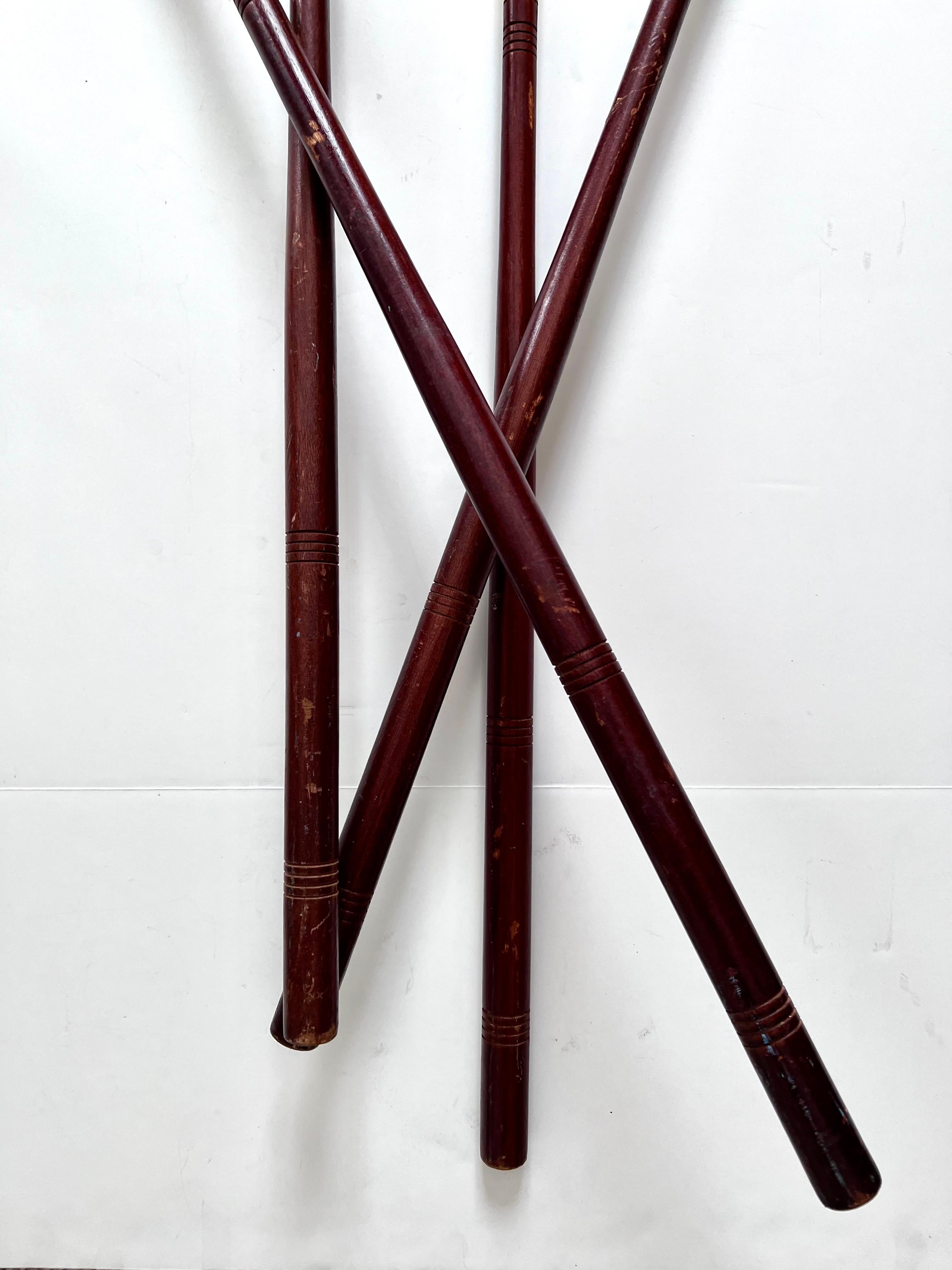 Four Croquet Mallets In Good Condition For Sale In Los Angeles, CA