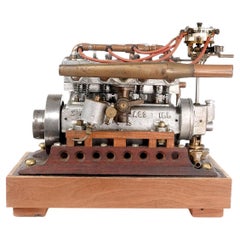 Four Cylinder Model Gas Engine by Elmer Wall Four Cylinder Model Gas Engine by Elmer Wall