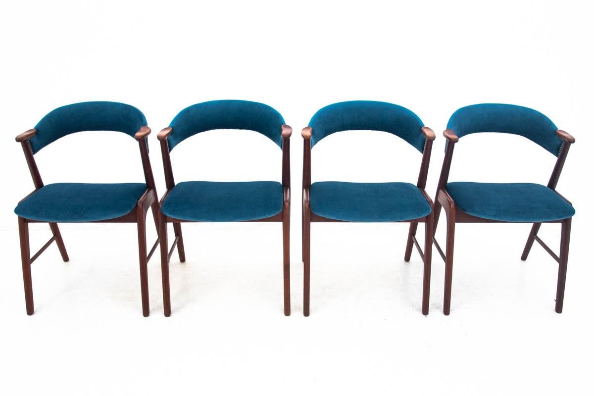 Four Danish Dining Chairs after Renovation For Sale 9