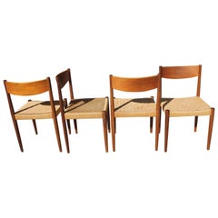 Four Danish Dining Chairs, attributed to Niels Moller