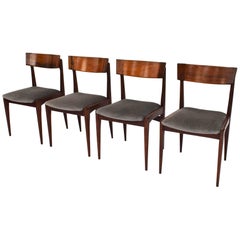 Four Danish Dining Chairs in Brazilian Rosewood, 1950s