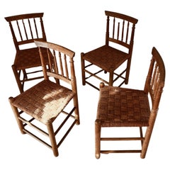 Four danish rope chairs from 1950s