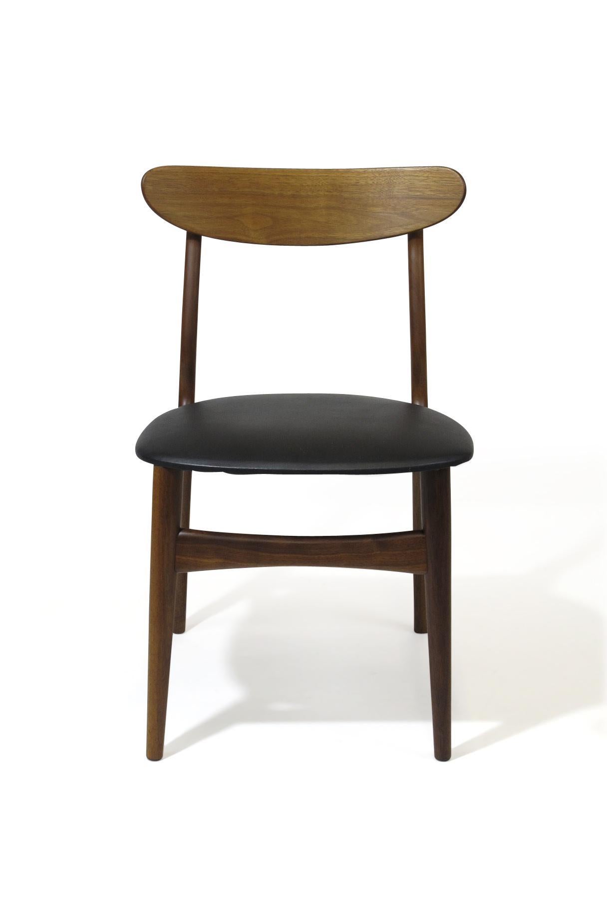 Other Four Danish Walnut Dining Chairs