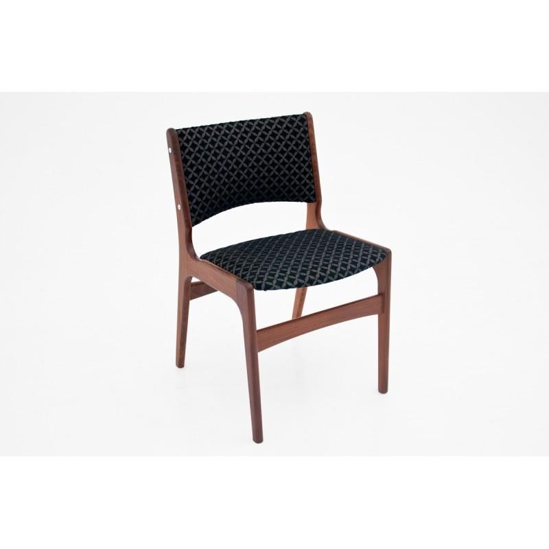 Rosewood Four Dining Chairs by Johannes Andersen, Danish Design, 1960s