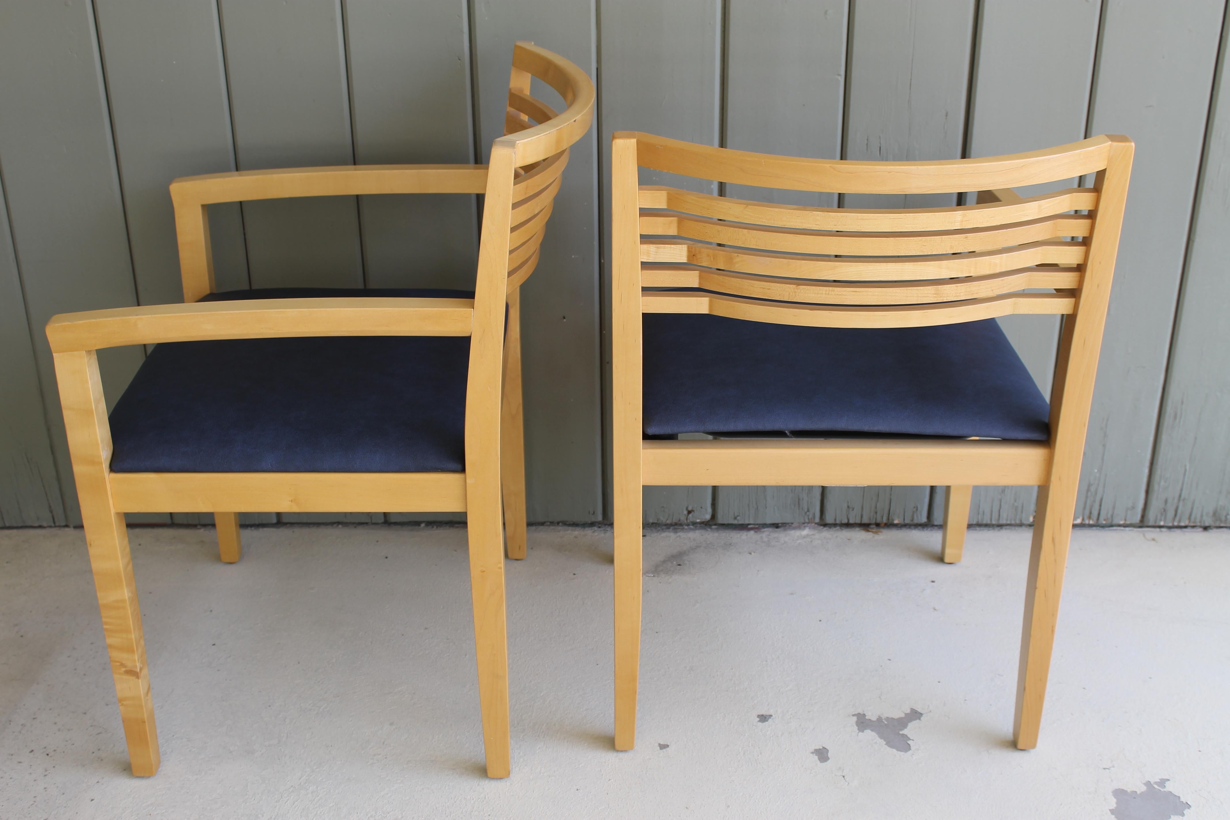 Four Dining Chairs by Joseph and Linda Ricchio for Knoll, Inc. In Good Condition In Palm Springs, CA