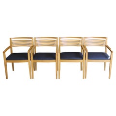 Quatre chaises de salle à manger de Joseph et Linda Ricchio pour Knoll, Inc.