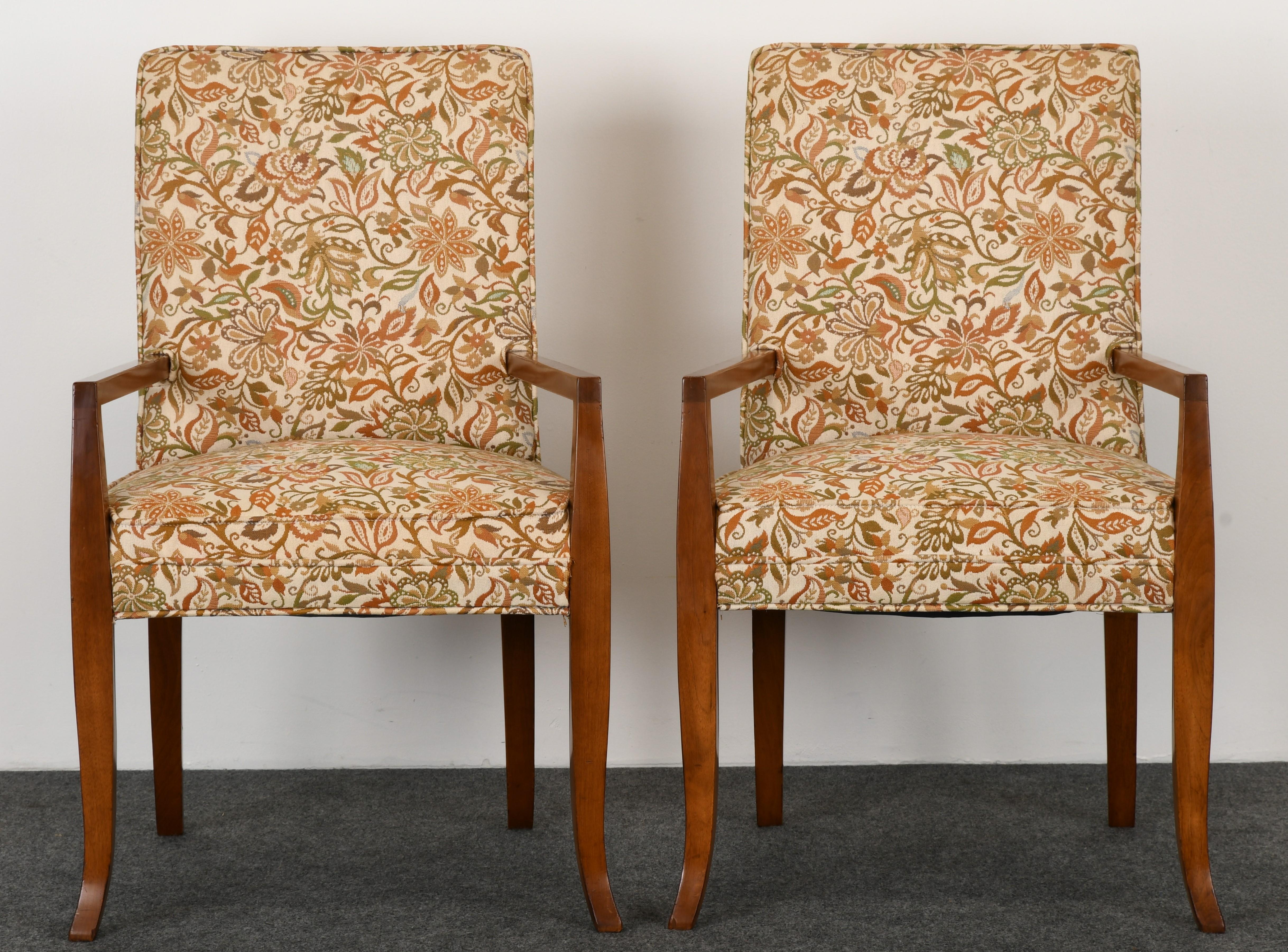 Mid-20th Century Four Dining Chairs by T.H. Robsjohn-Gibbings for Widdicomb, 1940s
