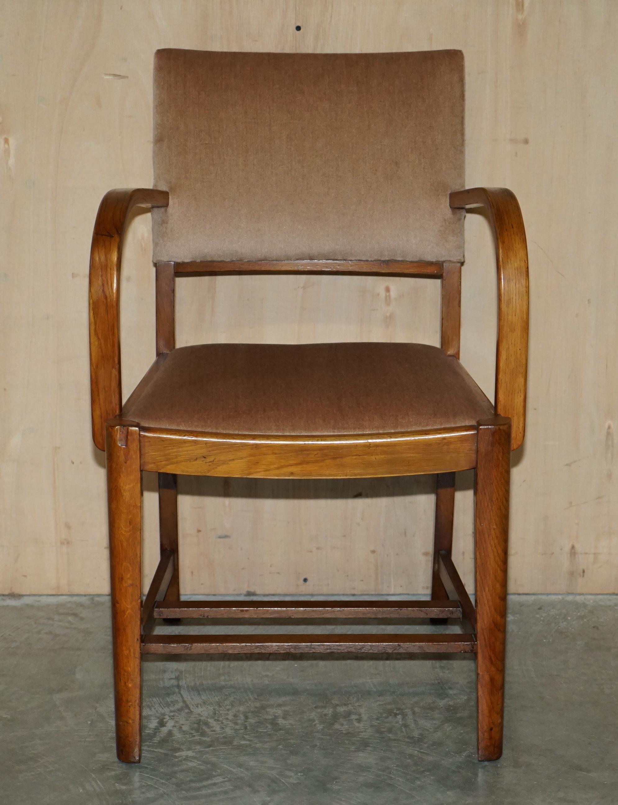 English Four Dining Chairs from Rms Queen Mary ii Cunard White Star Liner Cruise Ship For Sale