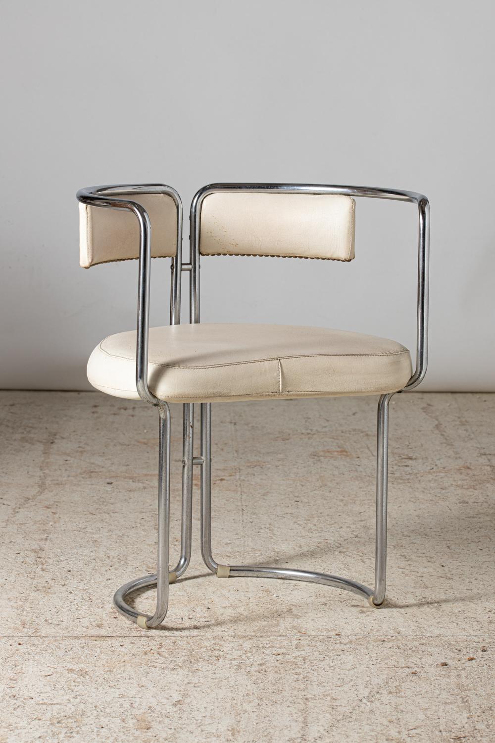 Late 20th Century Four Dining Room Armchairs, Italy, 1970 For Sale