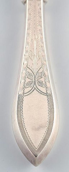 Four Dinner Knife, Danish Silver, Guardein, Jens Sigsgaard