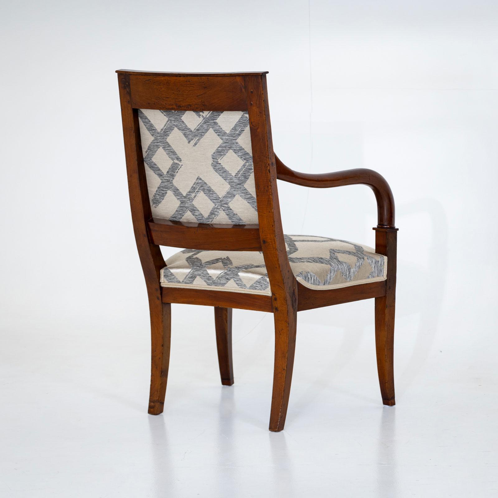 Four Directoire Armchairs, France, early 19th Century For Sale 5