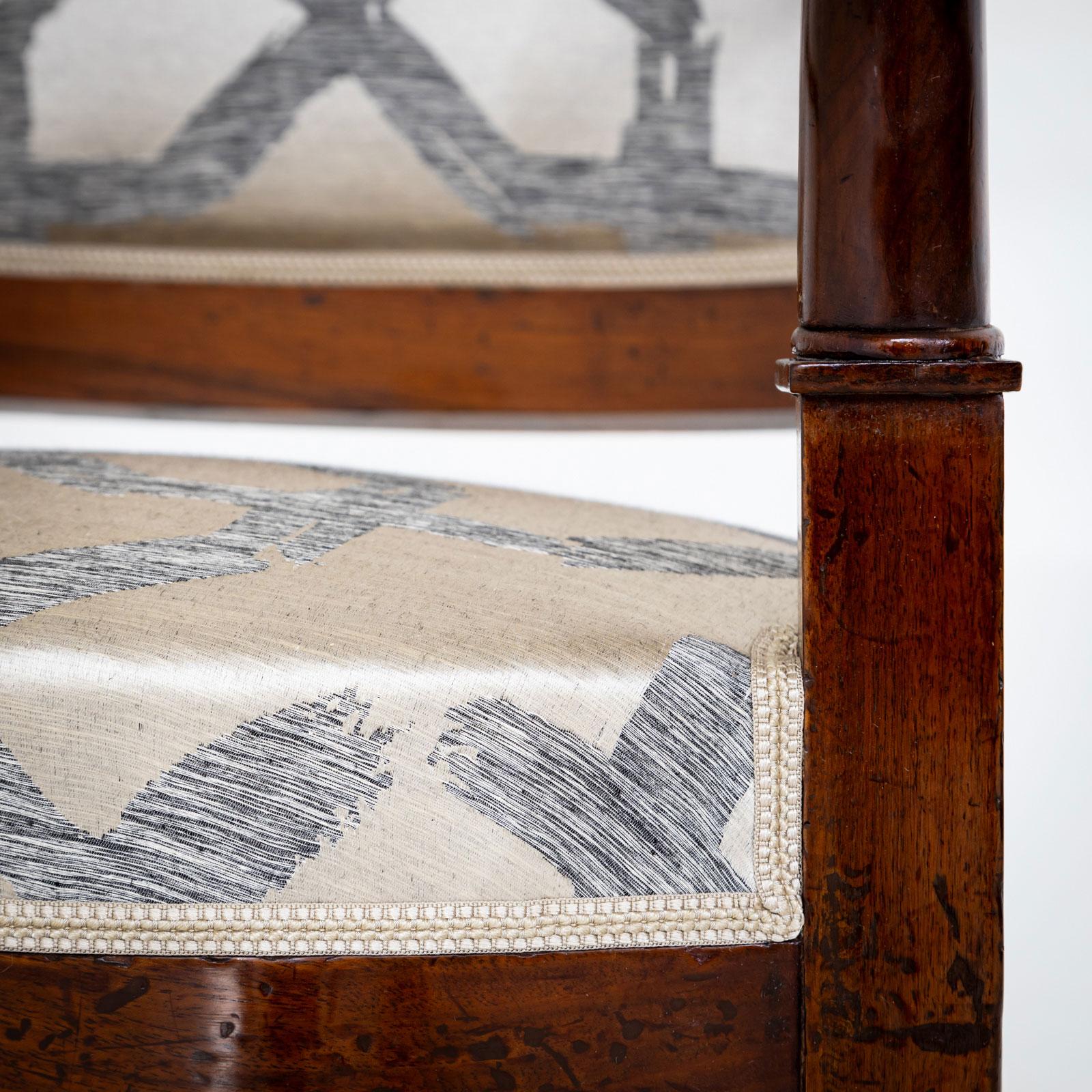Four Directoire Armchairs, France, early 19th Century For Sale 7