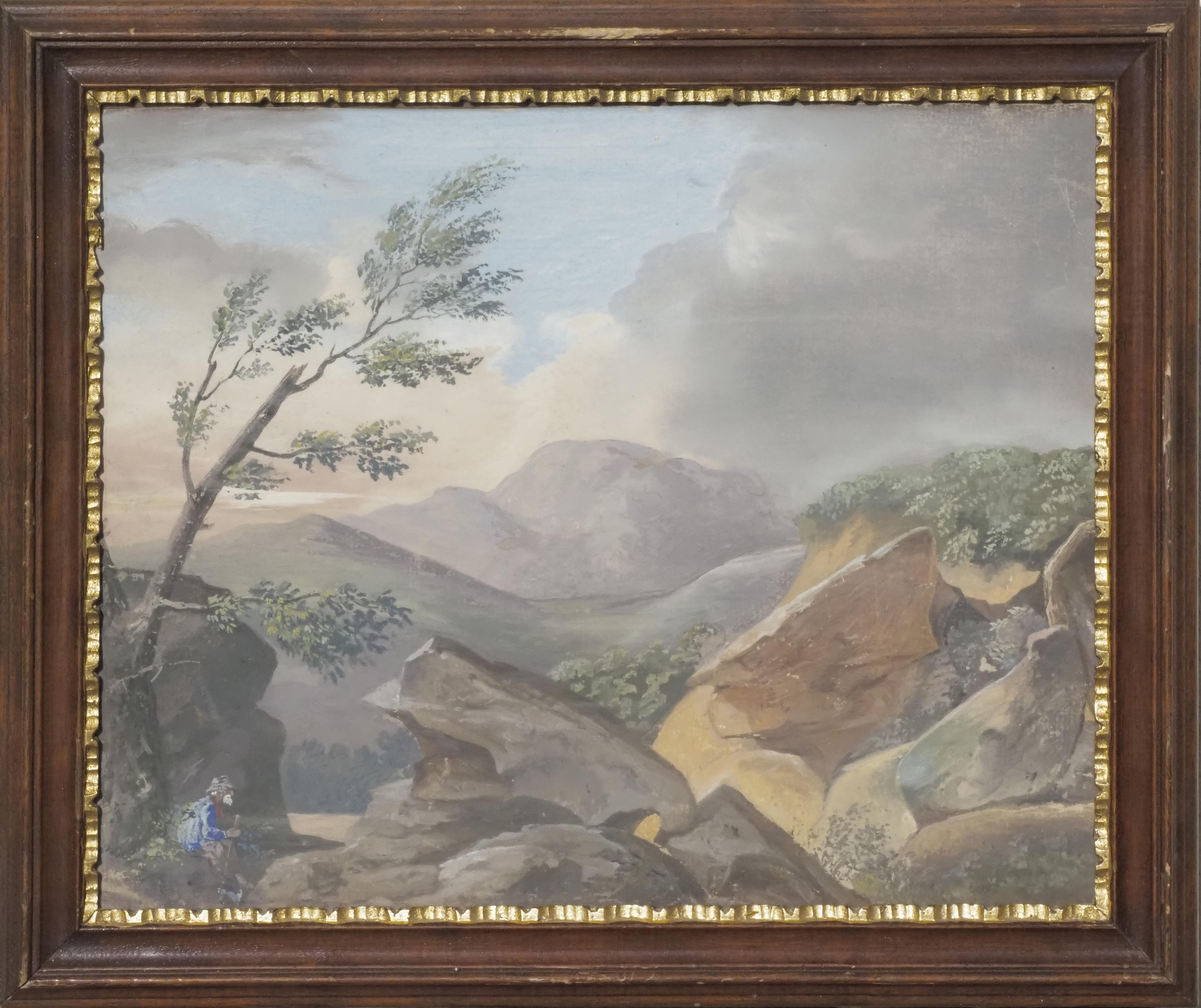 Four Dolomitic landscapes – Veneto XIX century For Sale 7