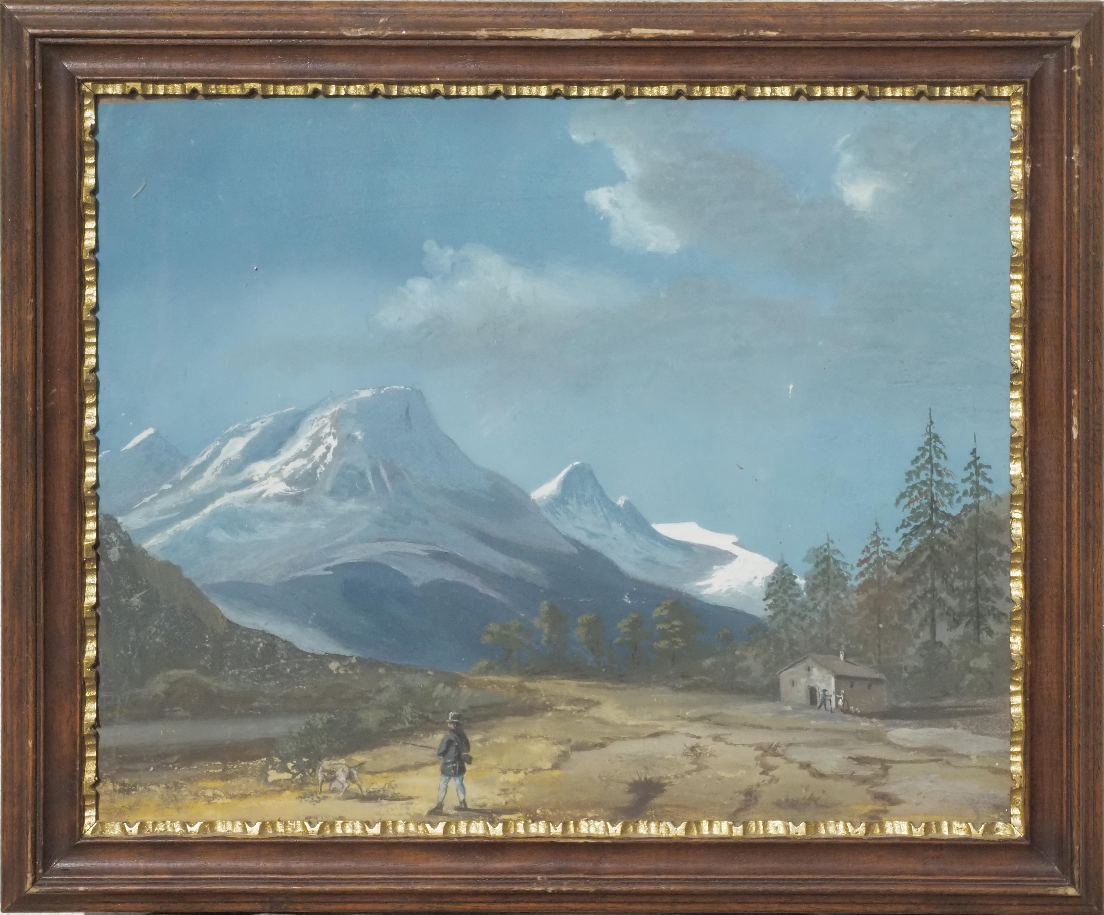 Four Dolomitic landscapes – Veneto XIX century For Sale 3