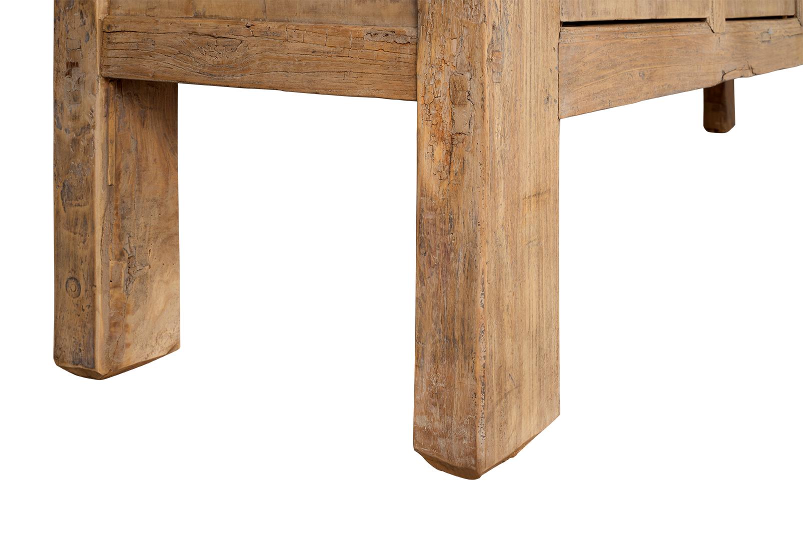 Four Door Bleached Elm Server 3