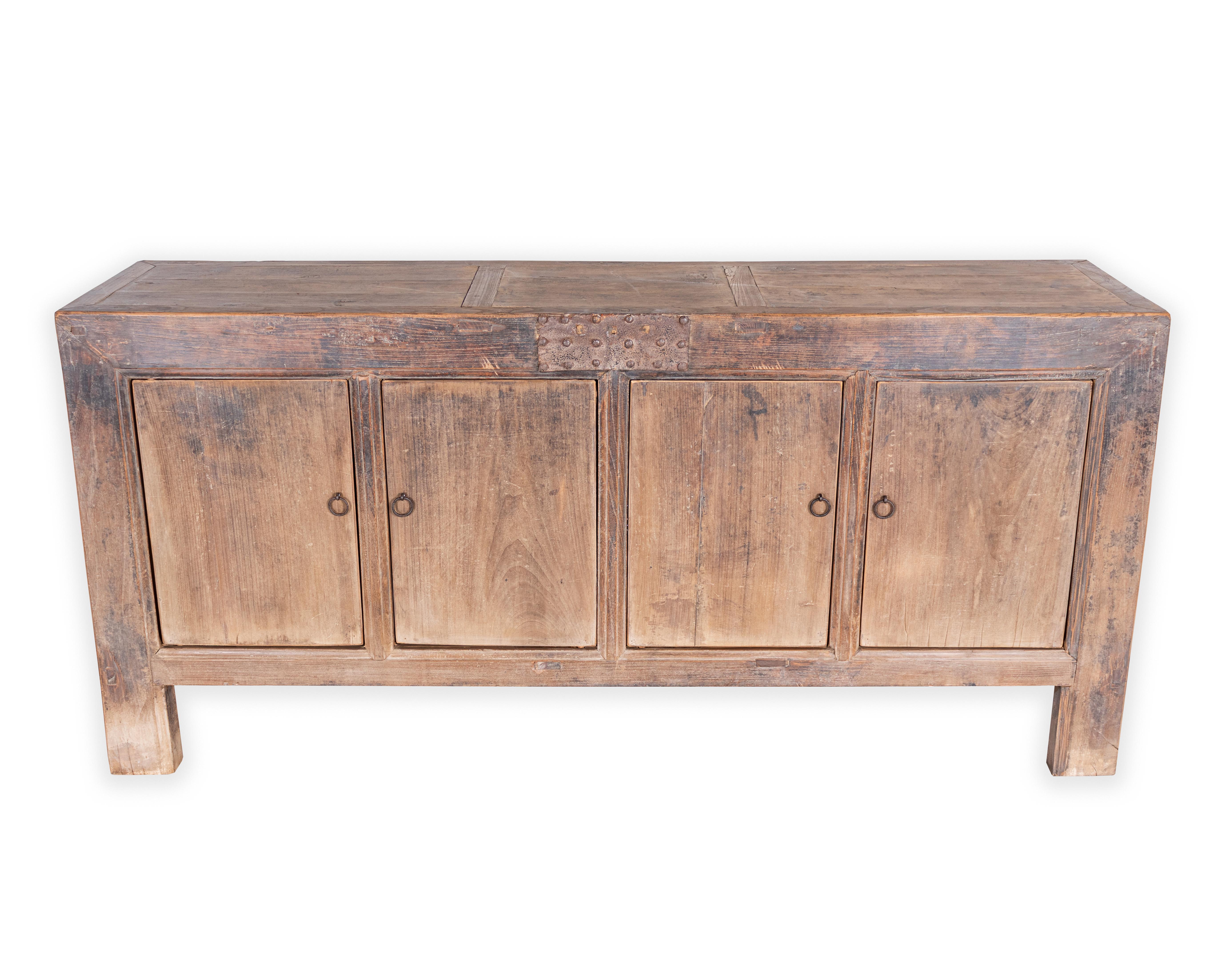 Four door bleached server. 

Piece from our one of a kind line, Le Monde. Exclusive to Brendan Bass.