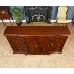 Four Door Bookcase with Wooden Doors