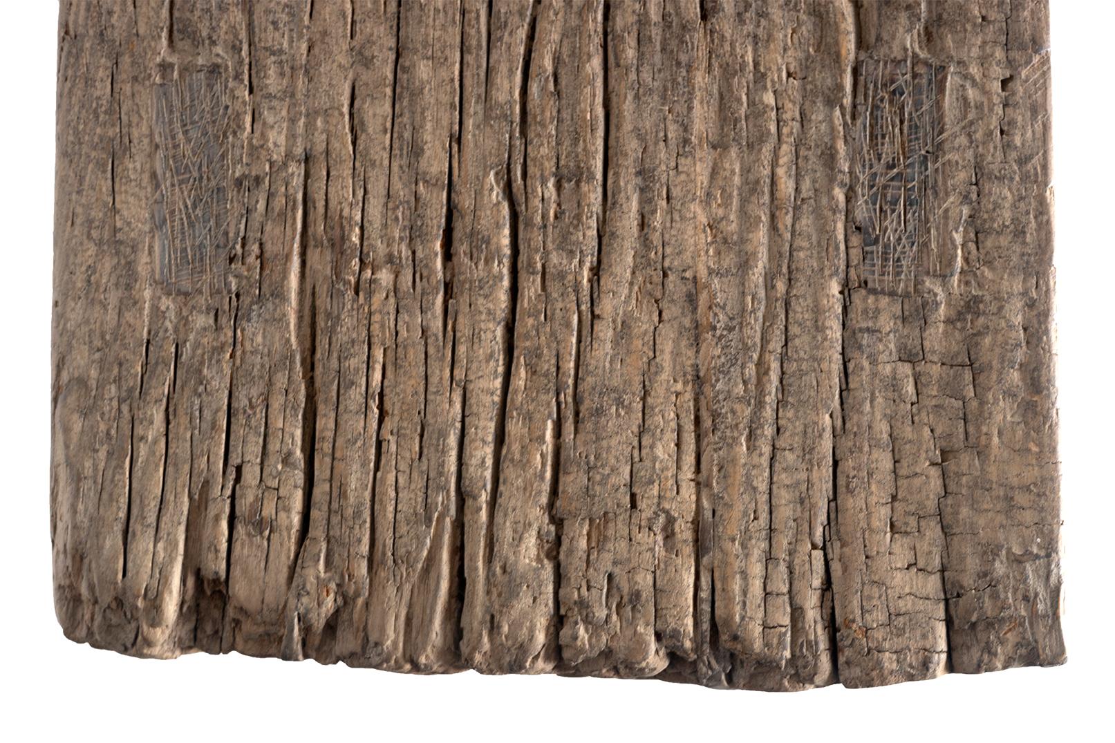 Four Door Reclaimed Elm Server For Sale 3