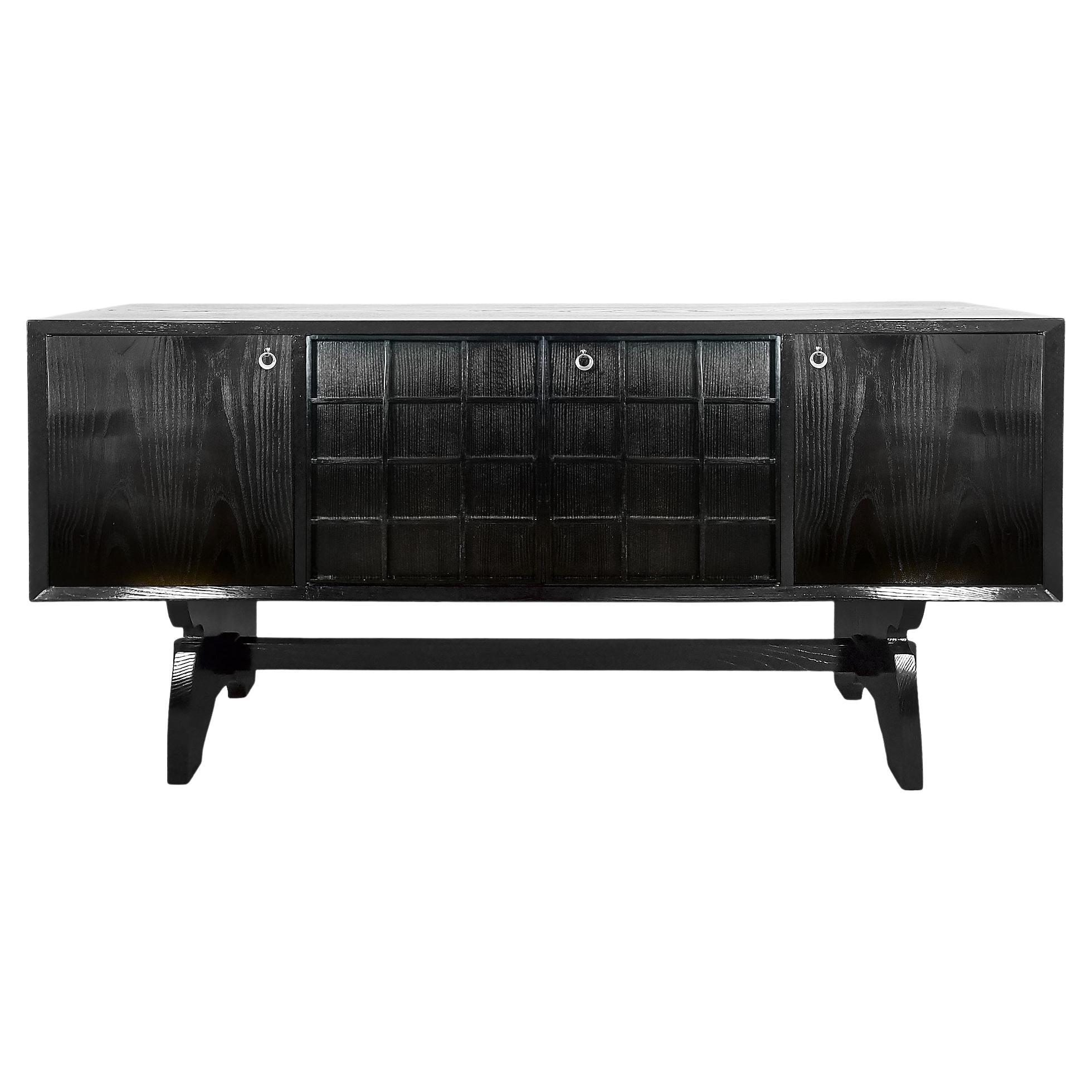 Mid-Century Modern Four-Door Sideboard Attributed to Paolo Buffa - Italy, 1940 For Sale