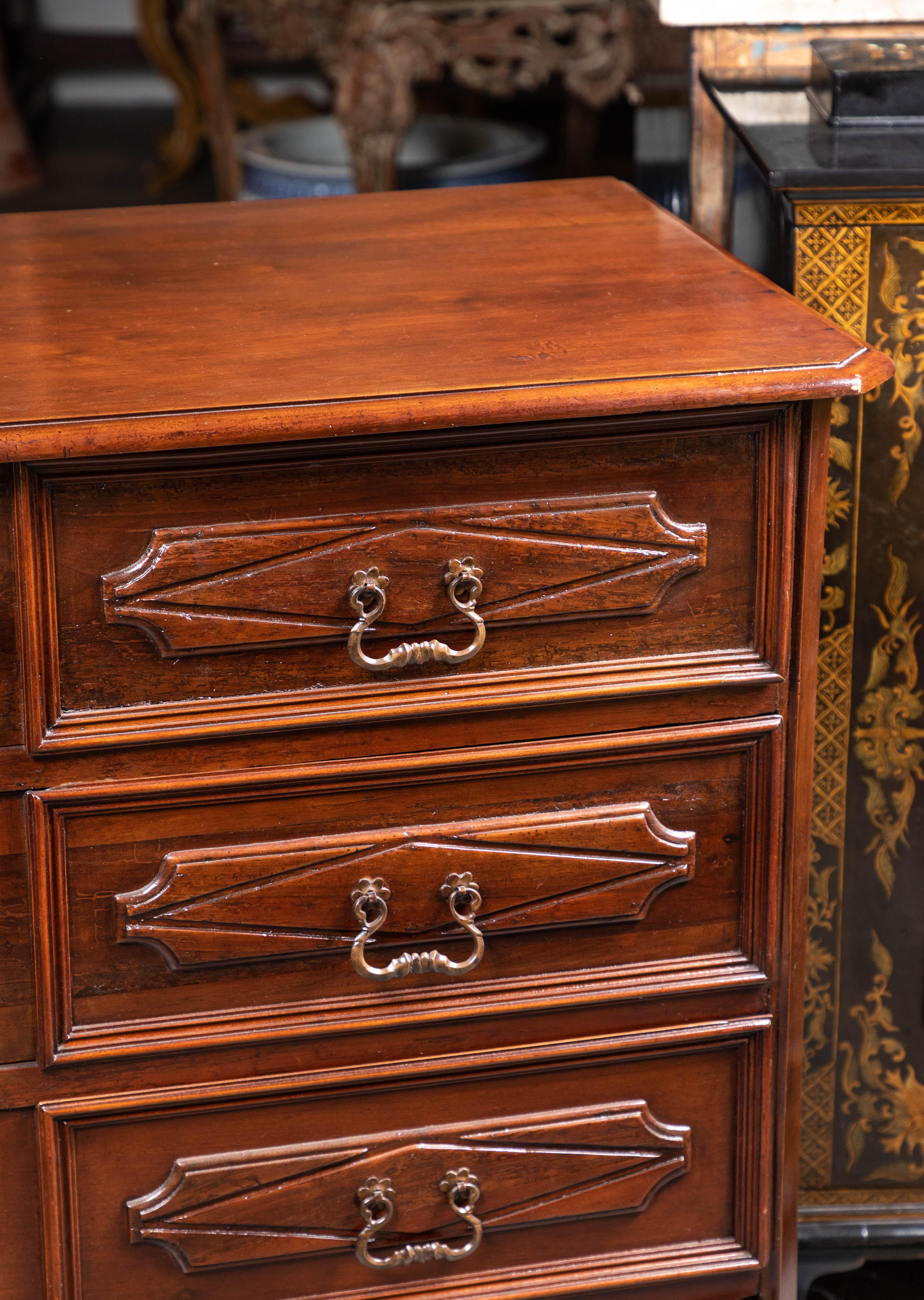 Italian Four-Drawer, Antique Tuscan Commode