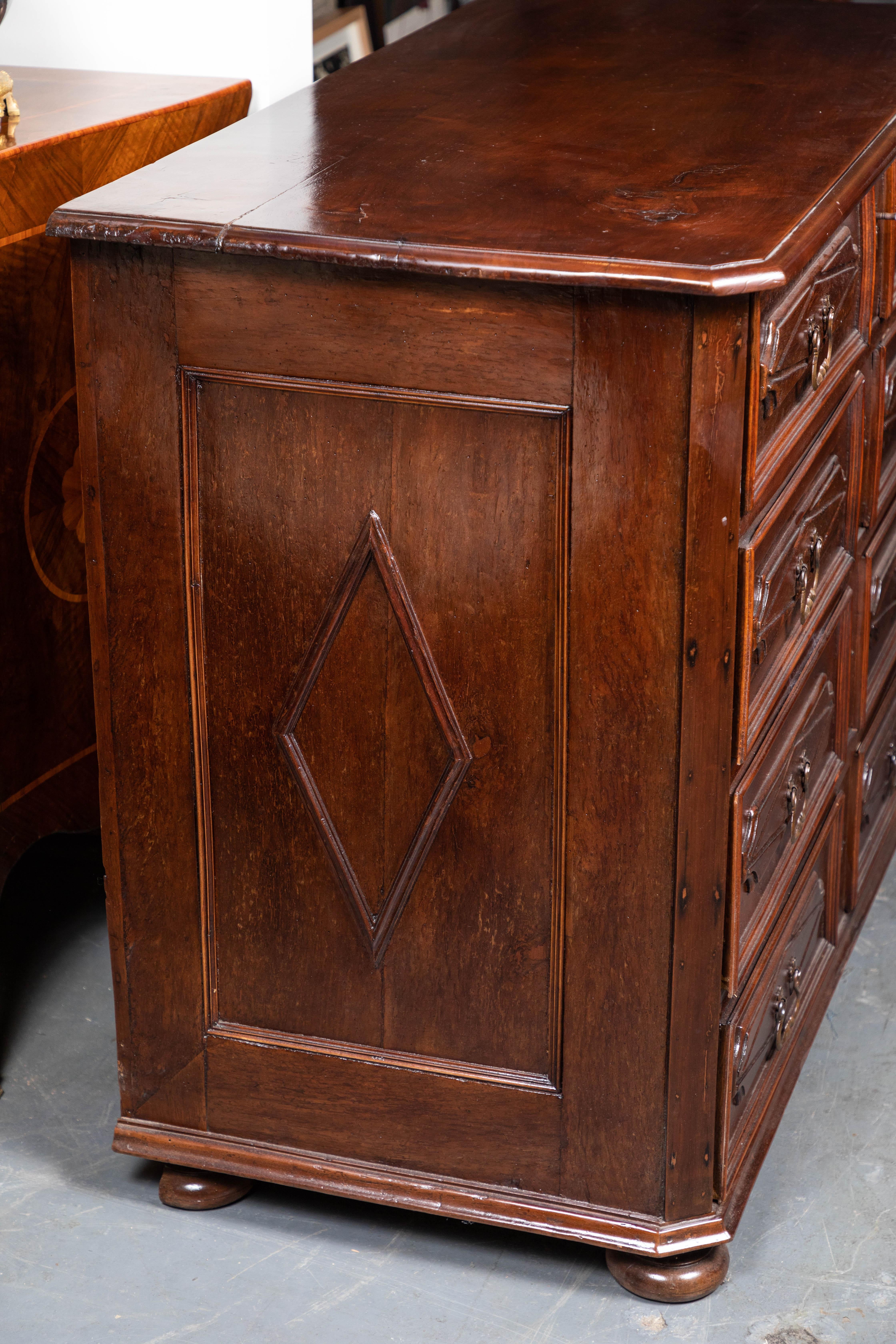 Four-Drawer, Antique Tuscan Commode 1