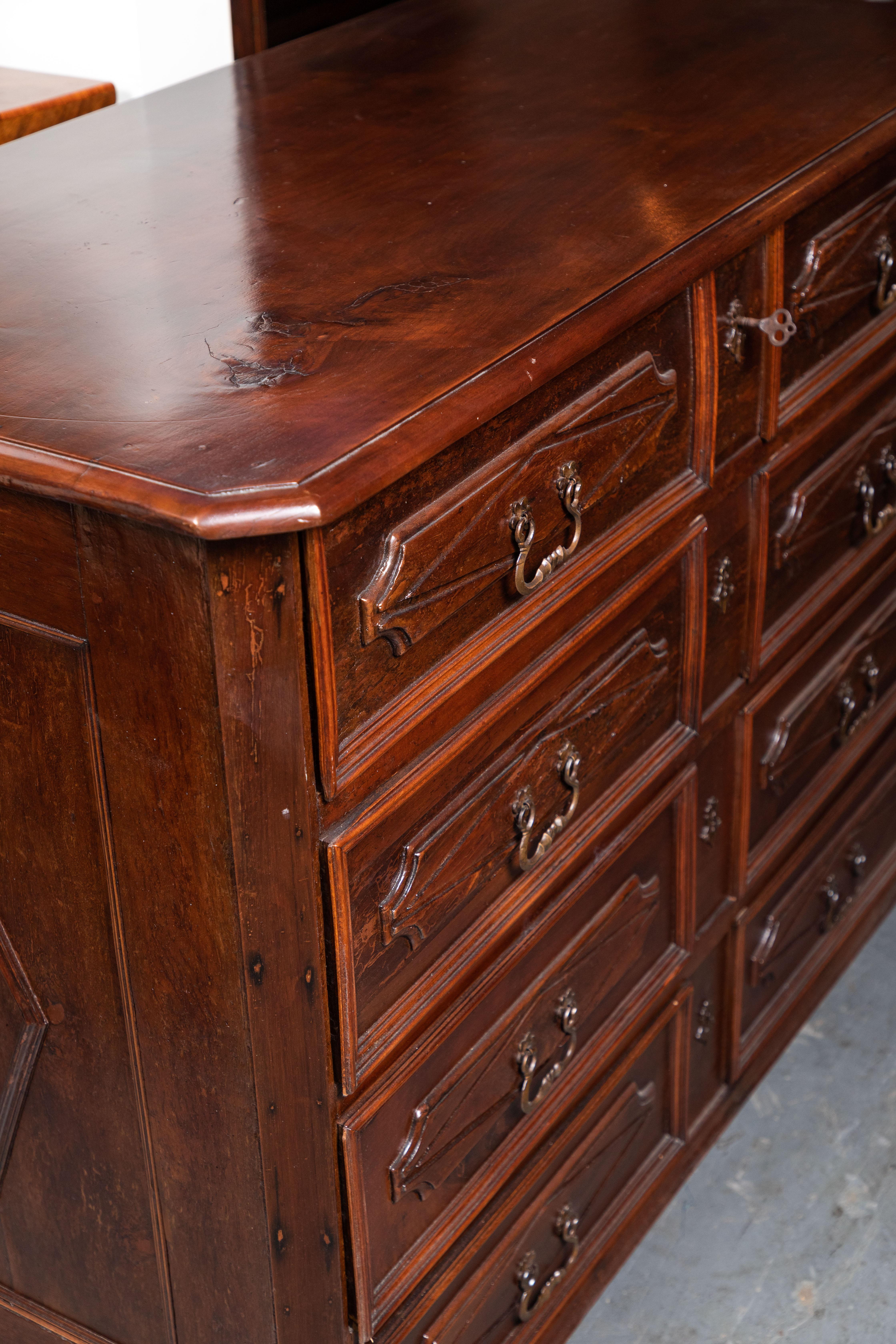 Four-Drawer, Antique Tuscan Commode 2