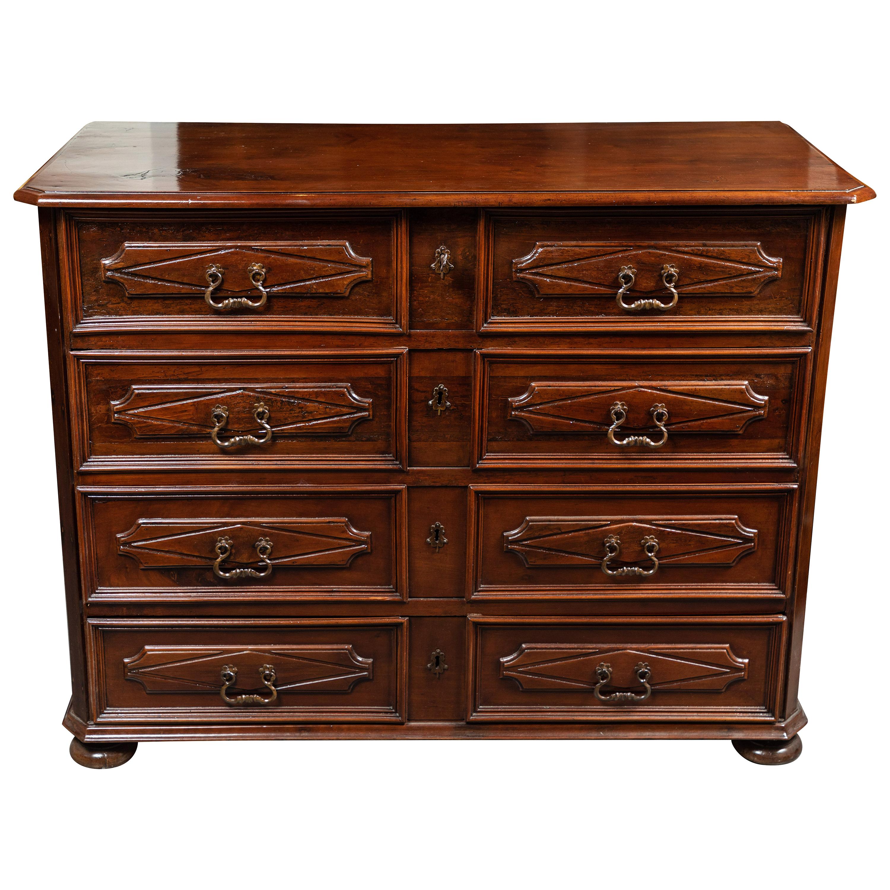 Four-Drawer, Antique Tuscan Commode